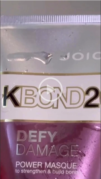 KBOND Sleep Over close up with play button by Joico