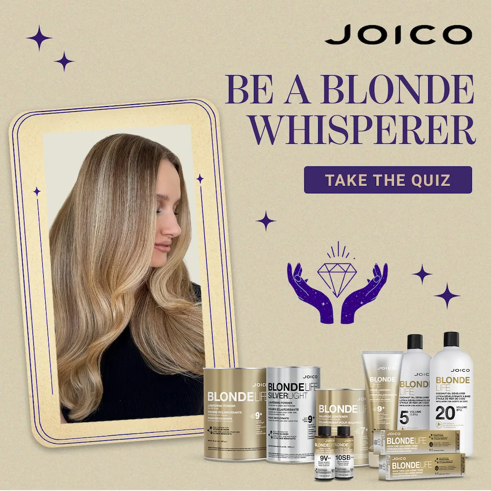 Blond Whisperer campaign banner