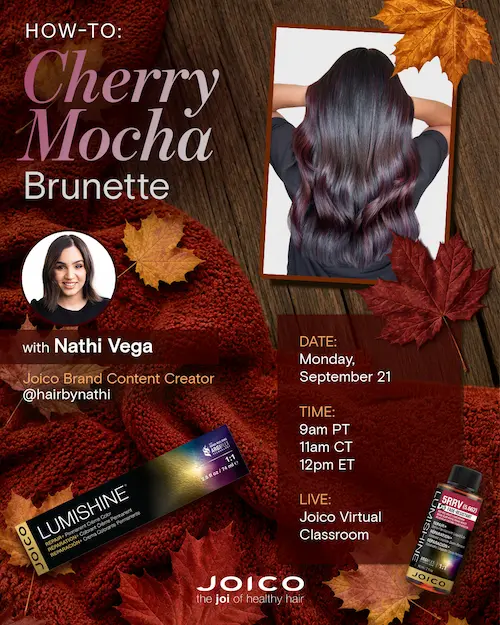 How to cherry mocha brunette class banner
