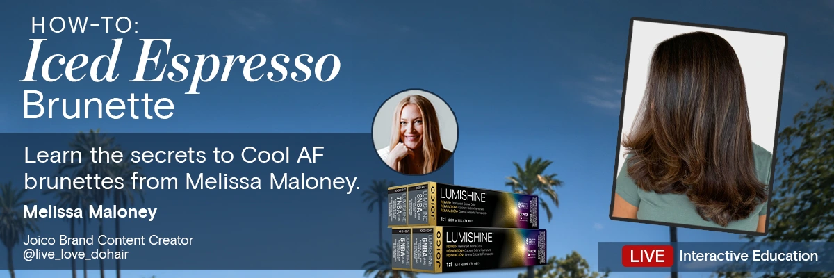 Iced Espresso brunette class banner