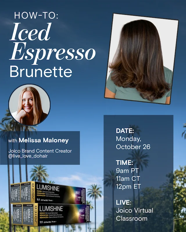 Iced Espresso brunette class banner