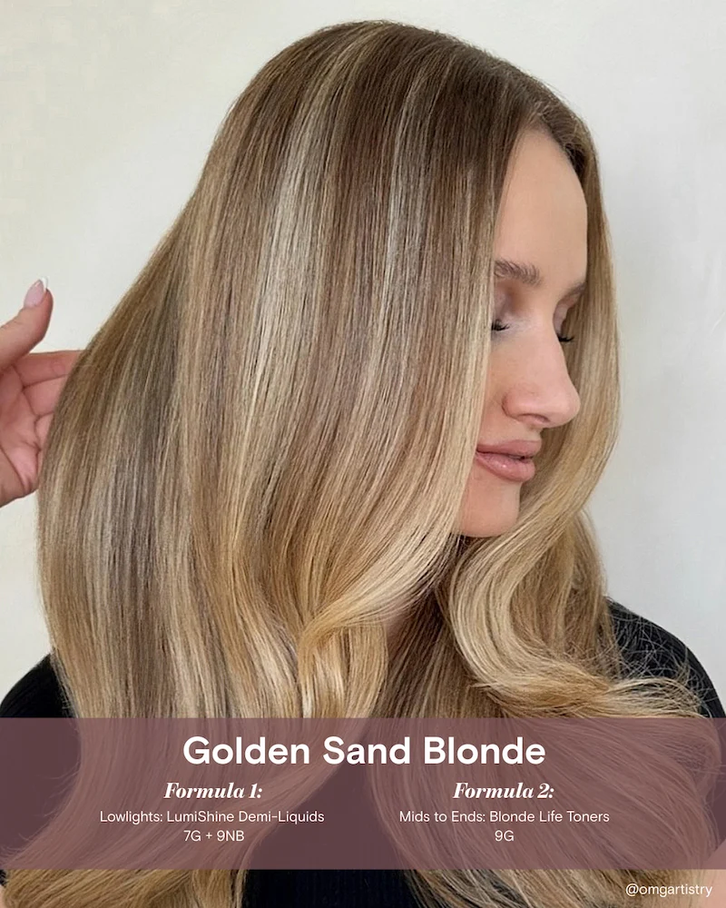Pro color hair color - Golden Sand Bonde
